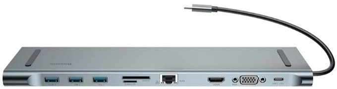 Док-станция Baseus C-C3UEHVMSDC35 серый купить,NaN