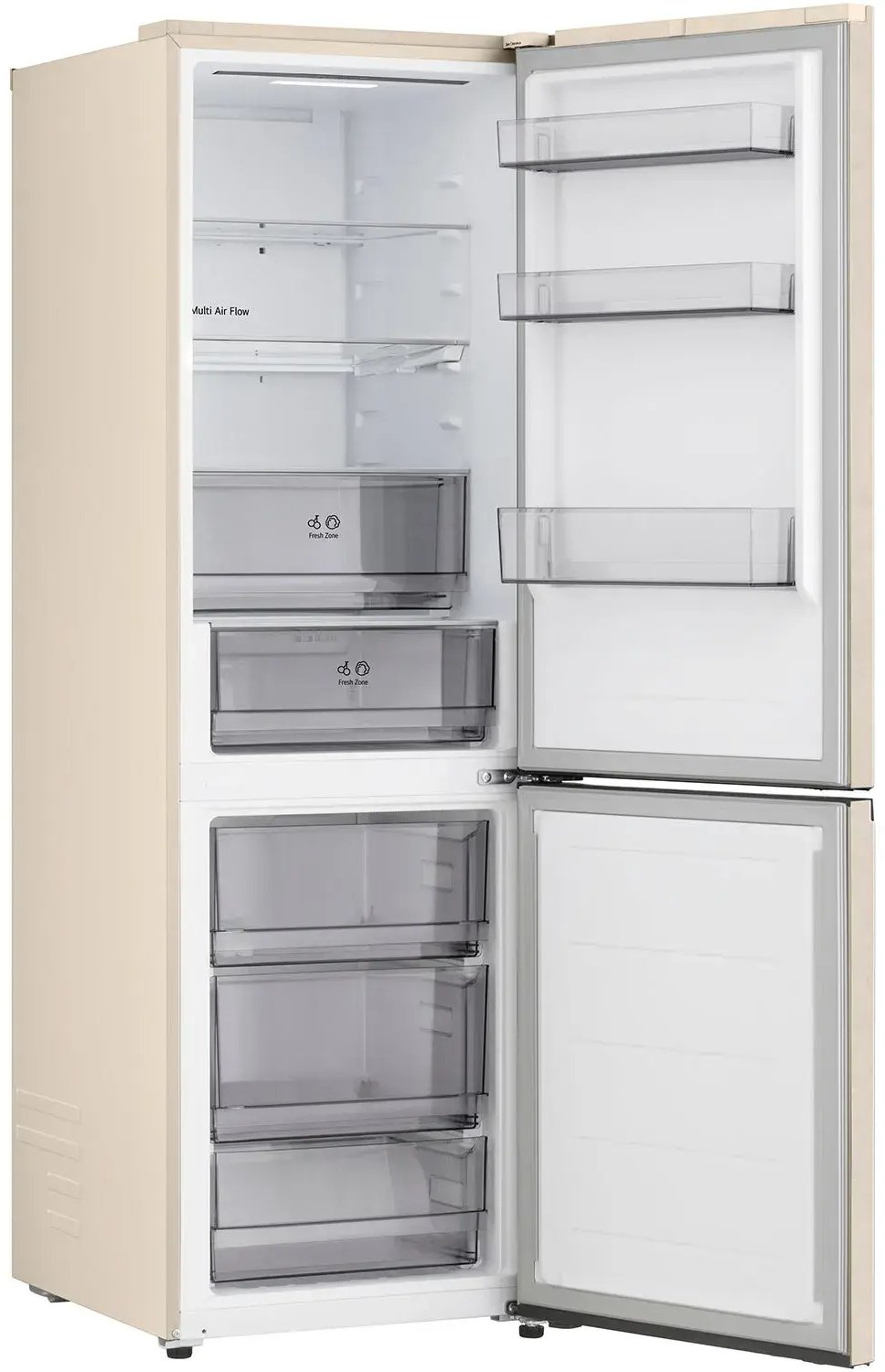 Холодильник LG GC-B 459 EELM бежевый купить,NaN