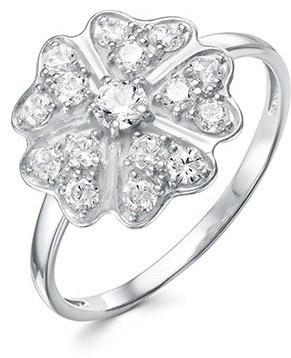 Lucente Silver RIN-LU-925-534339-17 размер 17 вес 2.65 г серебро, фианит купить,NaN