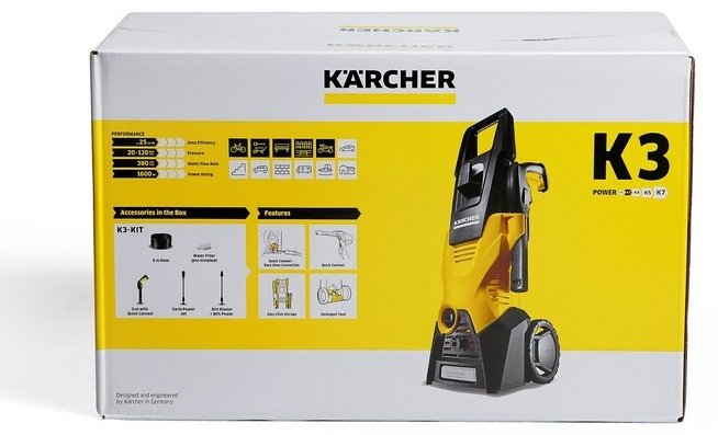 Мойка высокого давления Karcher электрический 120 бар, K 3 - ForteMarket Мойка высокого давления Karcher электрический 120 бар, K 3 купить,79990