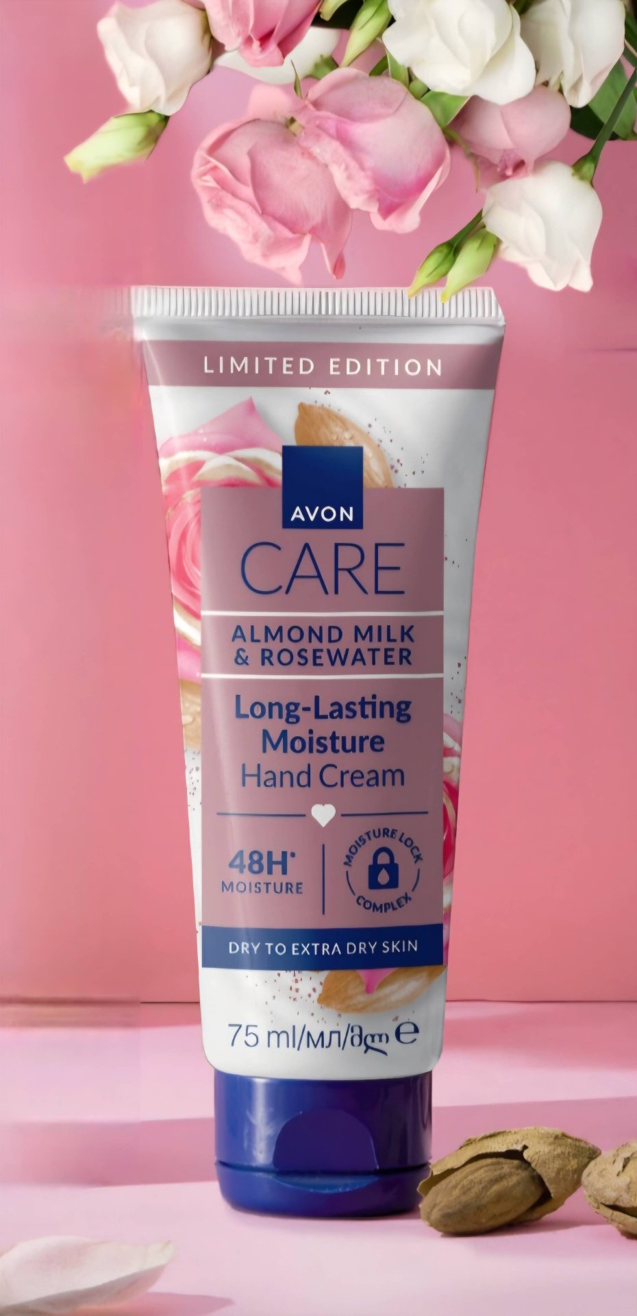 Avon Care Almond Milk & Rosewater крем для рук 75 мл купить,985