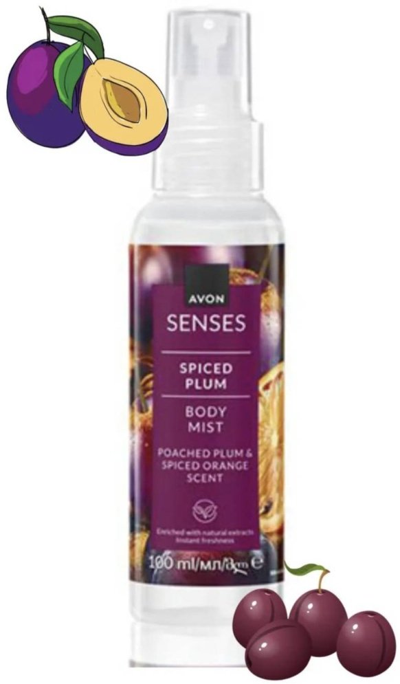 Avon Senses Spiced Plum парфюмированный спрей 100 мл, для женщин купить,1420