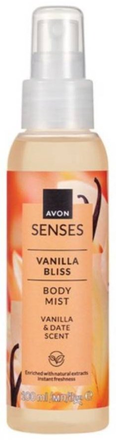 Avon Vanila body mist спрей для тела 100 мл купить,NaN