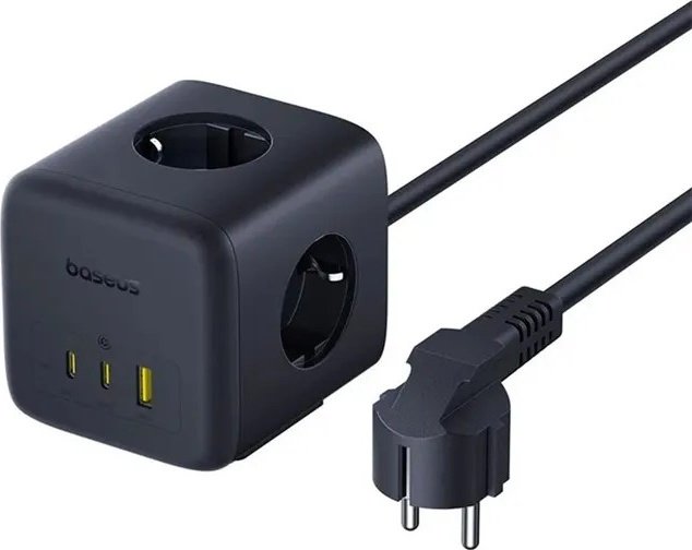 Сетевой фильтр Baseus E00082100123-00 1.5 м купить,NaN
