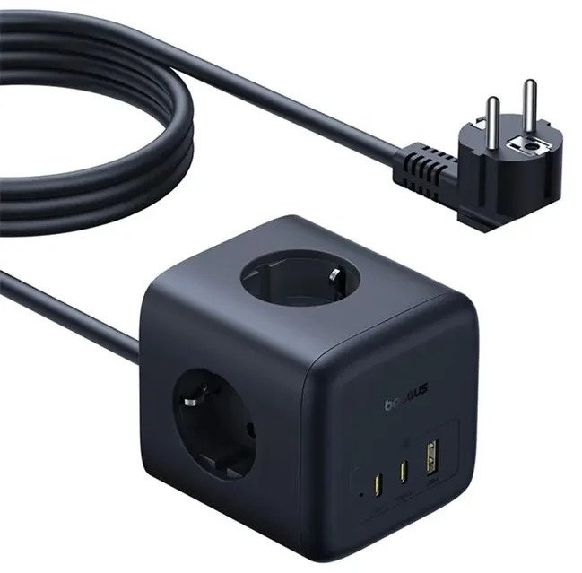 Сетевой фильтр Baseus E00082100123-00 1.5 м купить,NaN