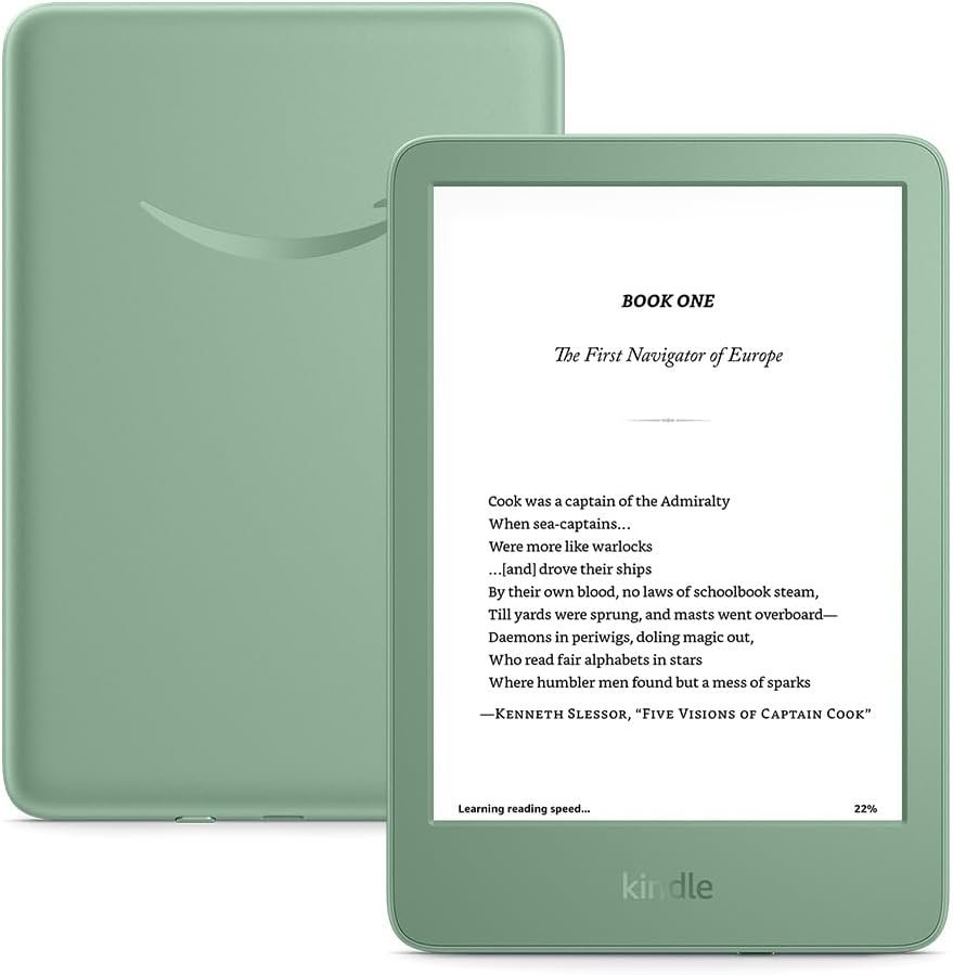 Электронная книга Amazon Kindle 2024 (11th Generation) 6 дюйм 16 Гб зеленый
