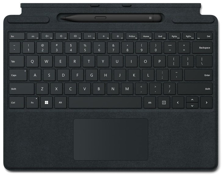 Клавиатура Microsoft Surface Pro Signature Keyboard черный купить,NaN
