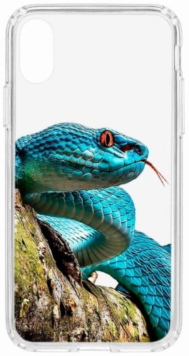 Чехол КRUЧЕ для iPhone X, iPhone Xs голубой купить,NaN