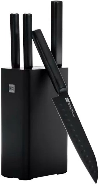 Набор ножей Xiaomi HuoHou Stainless Steel Knife Black 5 предметов