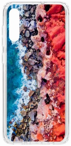 Чехол КRUЧЕ для Galaxy A70 голубой купить,NaN