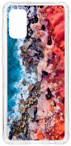 Чехол КRUЧЕ для Galaxy A41 голубой купить,NaN