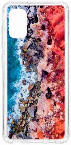 Чехол КRUЧЕ для Galaxy A41 голубой купить,NaN