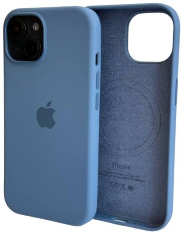 Чехол Для Apple iPhone 15 голубой купить,4999