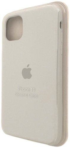 Чехол Silicone Case для Apple iPhone 11 белый купить,470