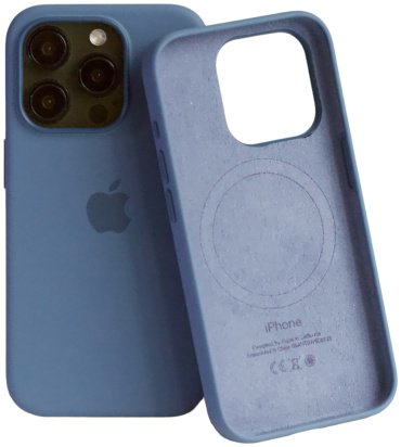 Чехол Для Apple iPhone 15 Pro Max голубой купить,7070