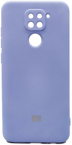 Чехол Silicone Case для Redmi Note 9 голубой купить,543