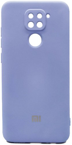 Чехол Silicone Case для Redmi Note 9 голубой купить,543
