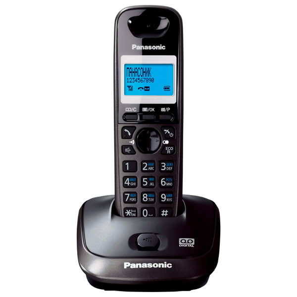Телефон Panasonic KX-TG 2521 RUT черный