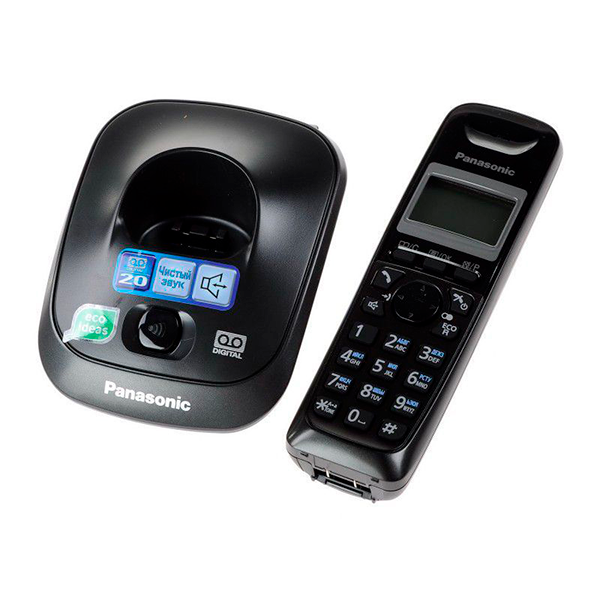 Телефон Panasonic KX-TG 2521 RUT черный - ForteMarket Телефон Panasonic KX-TG 2521 RUT черный купить,0