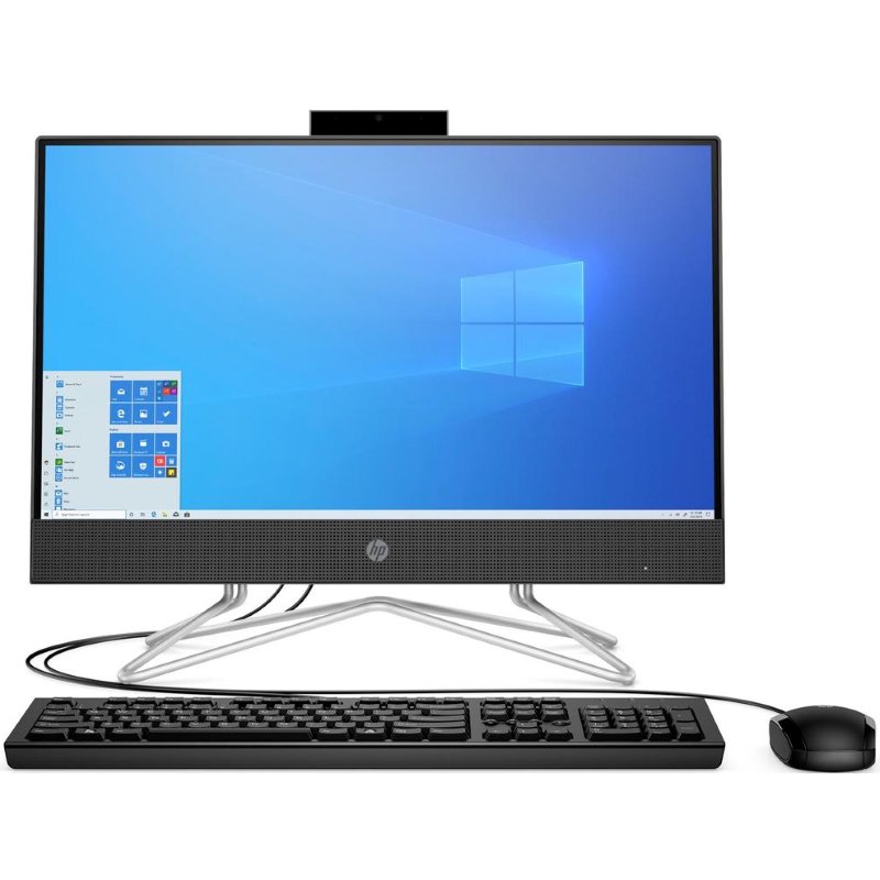 Моноблок HP AIO 22-DF0036UR 108H6EA 21.5" черный