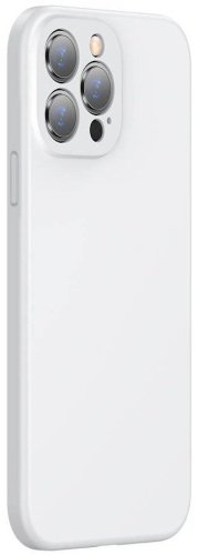 Чехол Baseus Silica Gel ARYT000502 для iPhone 13 Pro Max белый купить,0