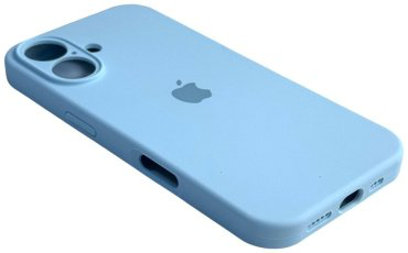 Чехол Для Apple iPhone 16 голубой купить,560