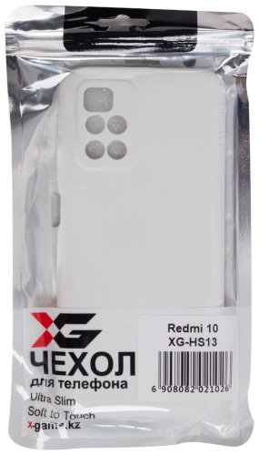 Чехол X-Game XG-HS13 для Redmi 10 белый купить,NaN