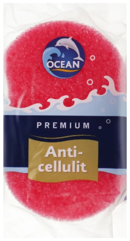 Губка для тела Ocean premium anti-cellulit розовая купить,NaN