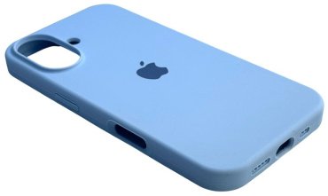 Чехол Для Apple iPhone 16 голубой купить,530