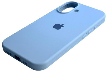 Чехол Для Apple iPhone 16 голубой купить,530