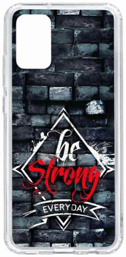 Чехол КRUЧЕ Print Be Strong для Samsung Galaxy A02s белый купить,NaN