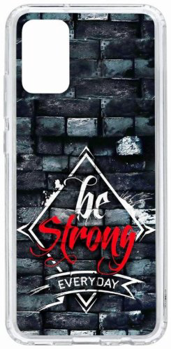 Чехол КRUЧЕ Print Be Strong для Samsung Galaxy A02s белый купить,NaN