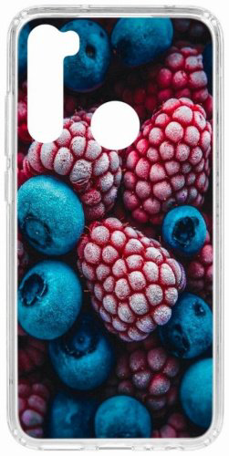 Чехол КRUЧЕ Print Fresh berries для Xiaomi Redmi Note 8 белый купить,NaN