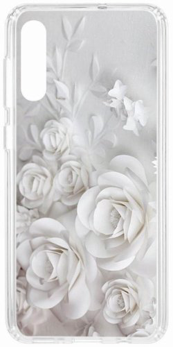 Чехол КRUЧЕ Print White roses для Samsung Galaxy A50/A50s/A30s белый купить,NaN