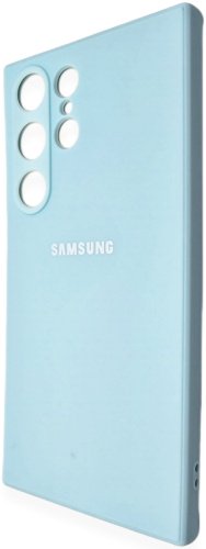 Чехол Для Samsung Galaxy S23 Ultra голубой купить,1339
