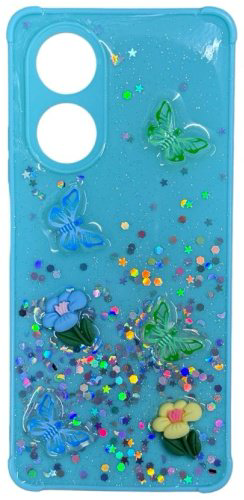 Чехол Для OPPO A58 голубой купить,1070