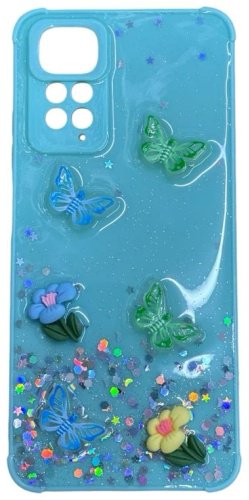 Чехол Для Xiaomi Redmi Note 11 голубой купить,1570