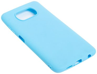 Чехол X-Game XG-PR49 для POCO X3/X3 Pro голубой купить,NaN