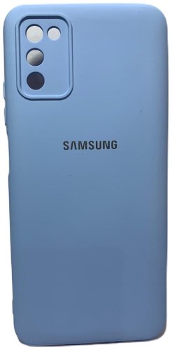 Чехол для Samsung Galaxy A03S голубой купить,520