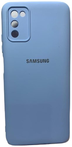 Чехол для Samsung Galaxy A03S голубой купить,520