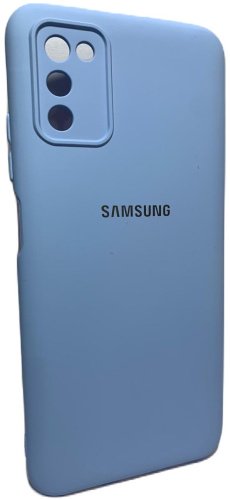 Чехол для Samsung Galaxy A03S голубой купить,520