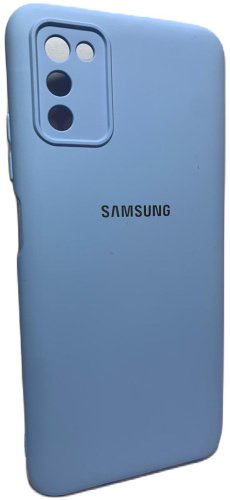 Чехол для Samsung Galaxy A03S голубой купить,520
