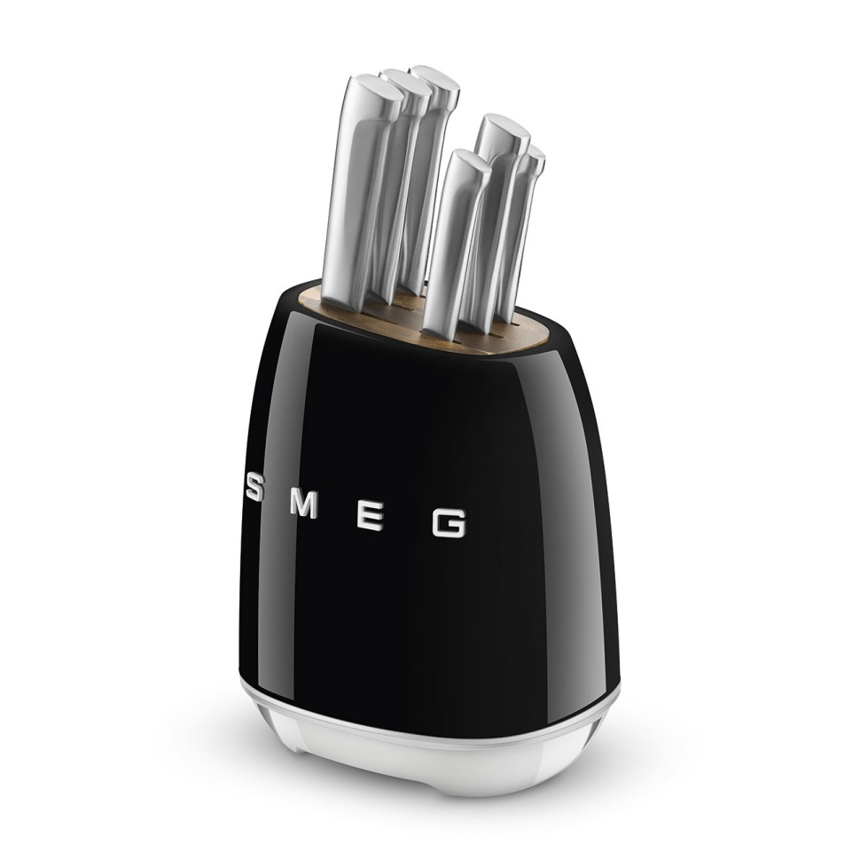Набор ножей Smeg KBSF02BL Black