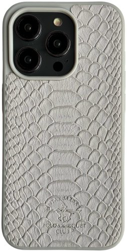 Чехол Santa Barbara Polo & Racquet Club для Apple iPhone 15 Pro белый купить,1197
