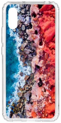 Чехол КRUЧЕ для Redmi 9a голубой купить,NaN