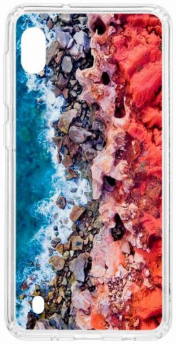 Чехол КRUЧЕ для Galaxy A10 голубой купить,NaN