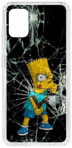 Чехол КRUЧЕ для Galaxy A51 голубой купить,NaN