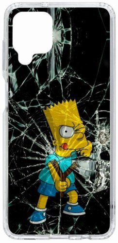 Чехол КRUЧЕ для Galaxy A12 голубой купить,NaN