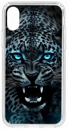 Чехол КRUЧЕ для iPhone X, iPhone Xs голубой купить,NaN