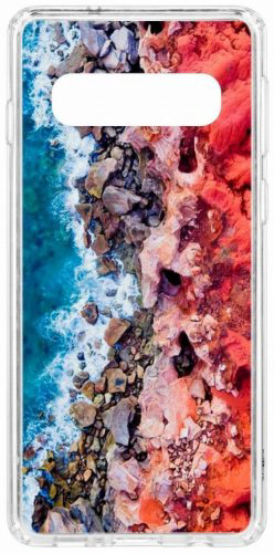 Чехол КRUЧЕ для Galaxy S10 голубой